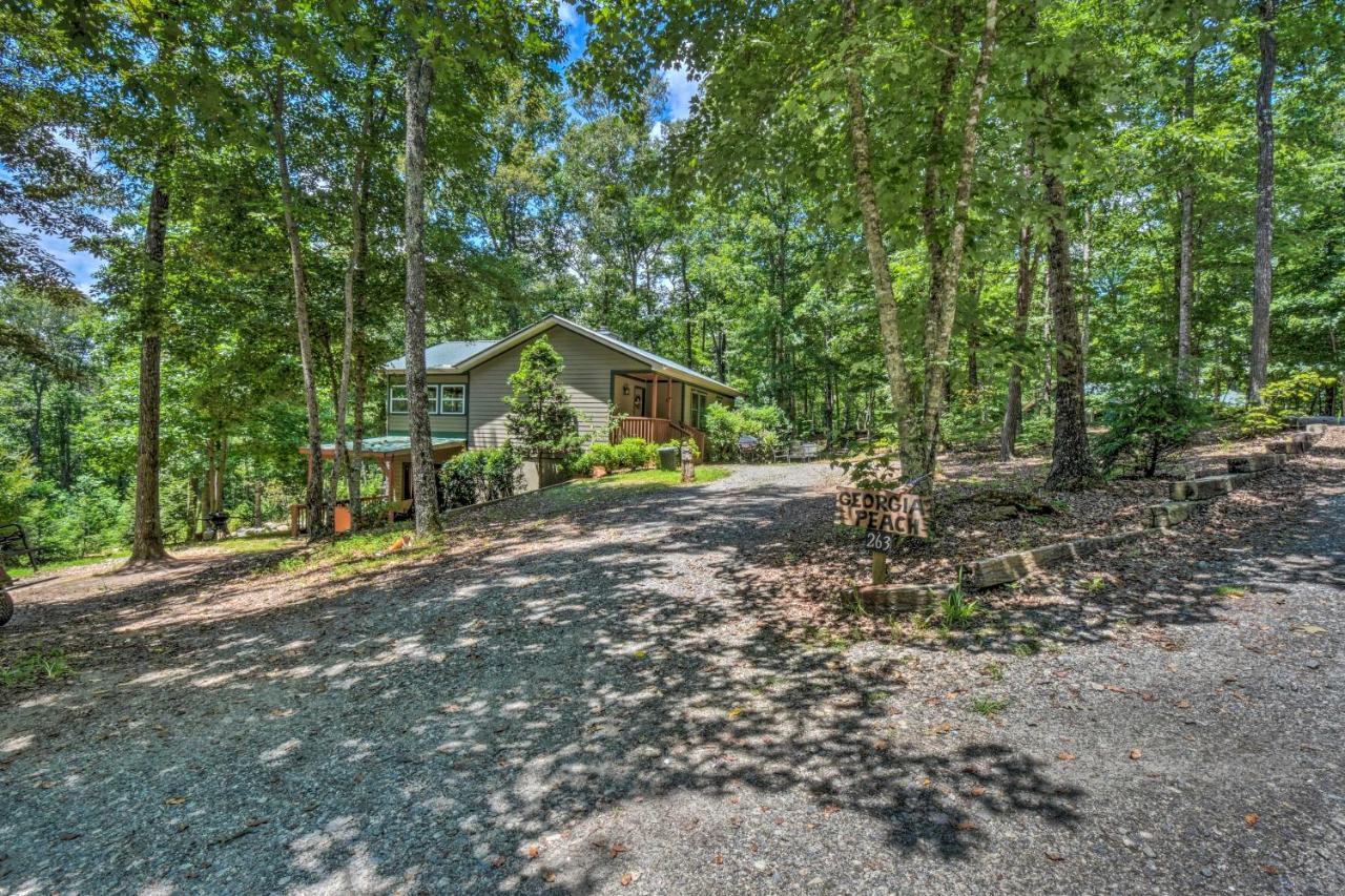 The Georgia Peach Cabin 8 Mi To Dwntn Helen Clarkesville Exterior foto